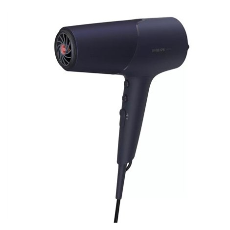 Philips | Hair Dryer | BHD510/00 | 2300 W | Number of temperature settings 3 | Ionic function | Diffuser nozzle | Blue/Metal - 2